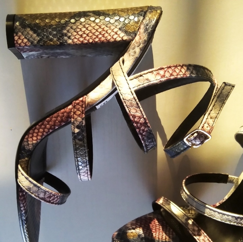 'ROBYN' python heel - Picture 3 of 4